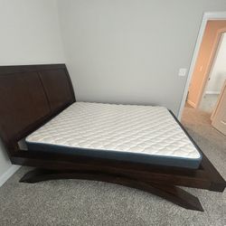 Brown Queen Bedframe 