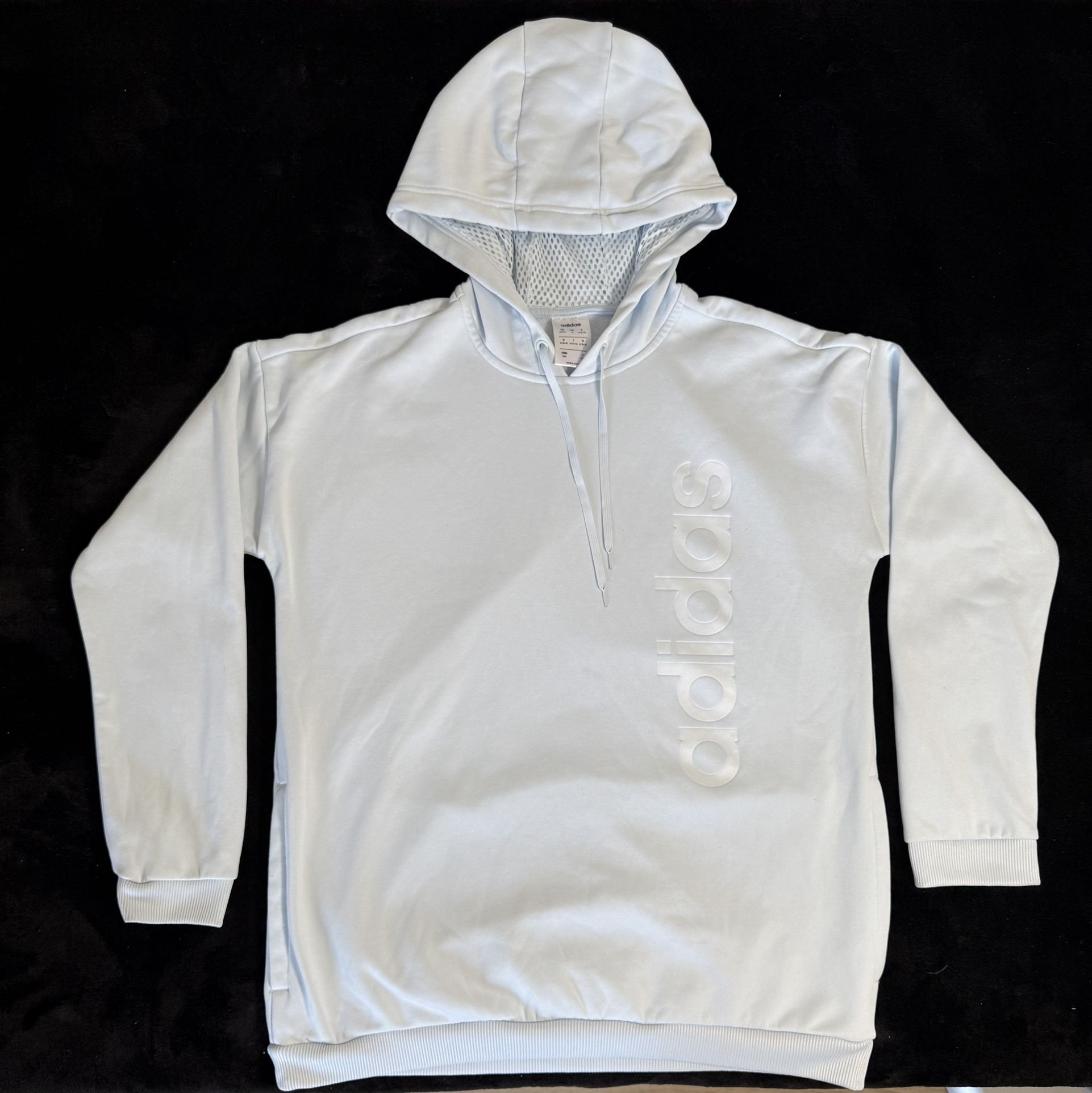 Light Blue Adidas Hoodie medium