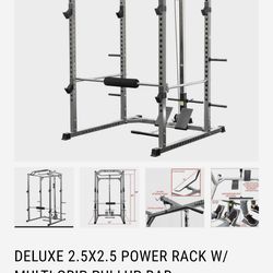 Valor fitness cage with attachments...