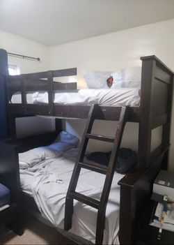 Bunk Beds De Madera Sólida De Pino