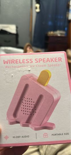 Rechargeable Ice Cream Wireless Speaker