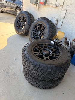 TRD Wheels with BFGoodrich All-Terrain K03 Tires – Set of 4