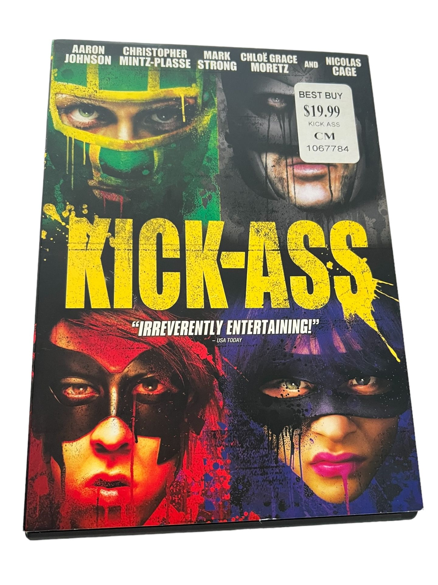 Kick-Ass (DVD, 2010)  This DVD is a must-have for fans of the action-adventure genre. With a rating of R, Kick-Ass delivers a non-stop ride of comedy 