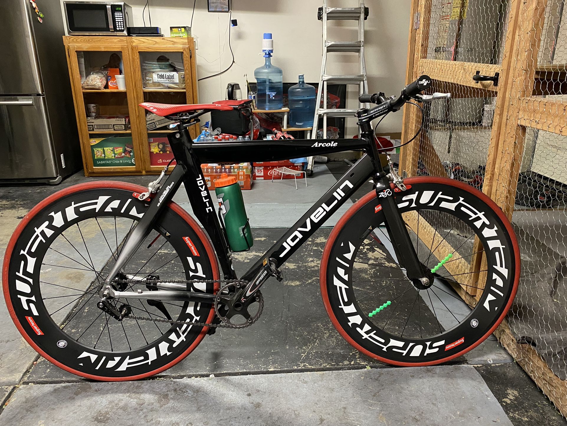 FULL CARBON FIBER JOVELIN FIXED BIKE