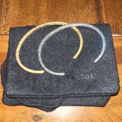 John Varvatos Brass & Silver Mens Cuffs 