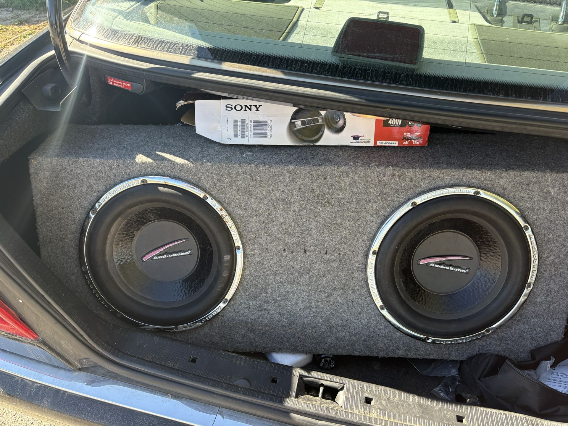 12” Audio Ban Speakers