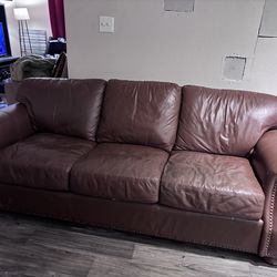 Leather couch