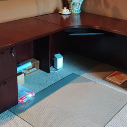 Large Solid Wood Desk 