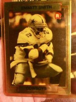 Emmitt Smith Rookie Card Dallas Cowboys