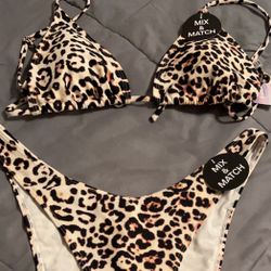 Brand New Leopard Print Bathing Suit 