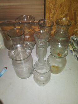 11 Vases sold separately or as bundle