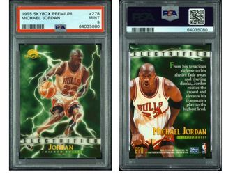 1995 SkyBox Premium Michael Jordan #278 PSA 9