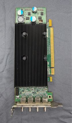 Matrox M9148-E1024LAF 1GB PCIe x16 Quad Mini DisplayPort Graphics Card