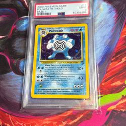 2000 Base set 2 Poliwrath Holo PSA 9