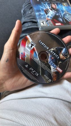 rare captain america ps3 game no case