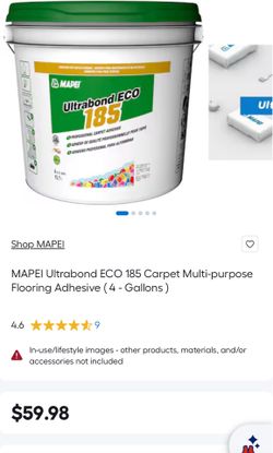 Glue for carpet