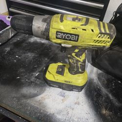 Ryobi Drill With Battery