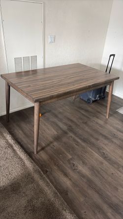 Dark wood laminate table (NEED GONE TODAY)