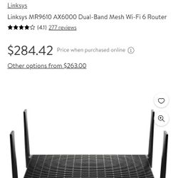 Linksys  Never Used WiFi Router Model Mr9610v2