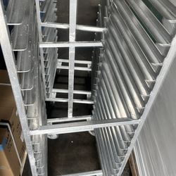 Used Sheet Pan Racks For Bakery