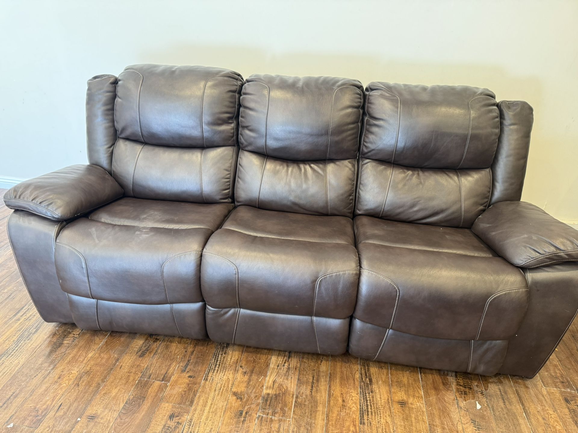 Reclining Brown Couch