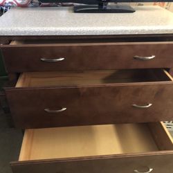 Almost new dresser real wood $110