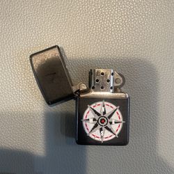 Zippo North South West East Zippo Lighter Works Great