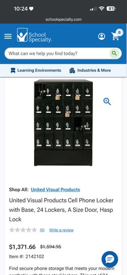 Lockers $300
