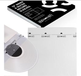 Hudson Hi-Fi 200-pack of 12" vinyl record sleeves