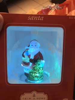 Christmas 🎄Light Santa ornament