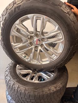 GMC 20 Inch Polished Wheel with Falken Tire