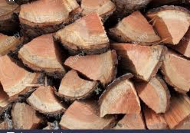 Dry, seasoned Douglas fir firewood