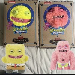 Fuggler SpongeBob & Patrick 9" Plush 
