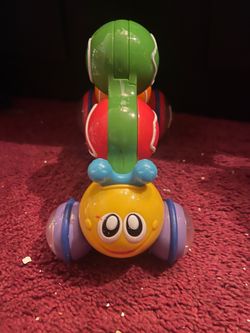 vintage caterpillar push toy