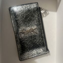 YSL Card Case with Zipper Pocket 