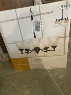 Portfolio 5 Light Chandelier !