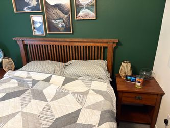 Mission style queen bedroom set