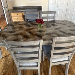 Dining Table Includes 6 Chairs
