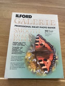 Ilford Galerie Professional Inkjet Photo Range Paper 8.5x11 in.  (78 sheets)