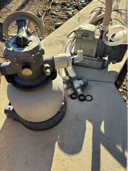 Intex above ground pool Sand filter pump assembly