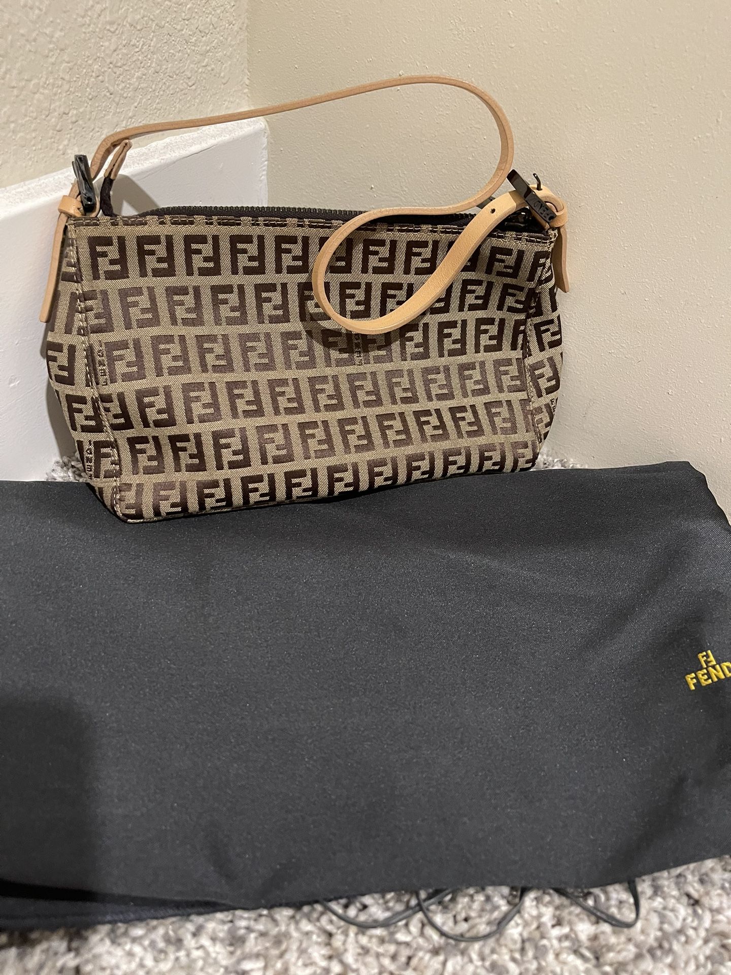 Gently Used Fendi Zucca Pochette