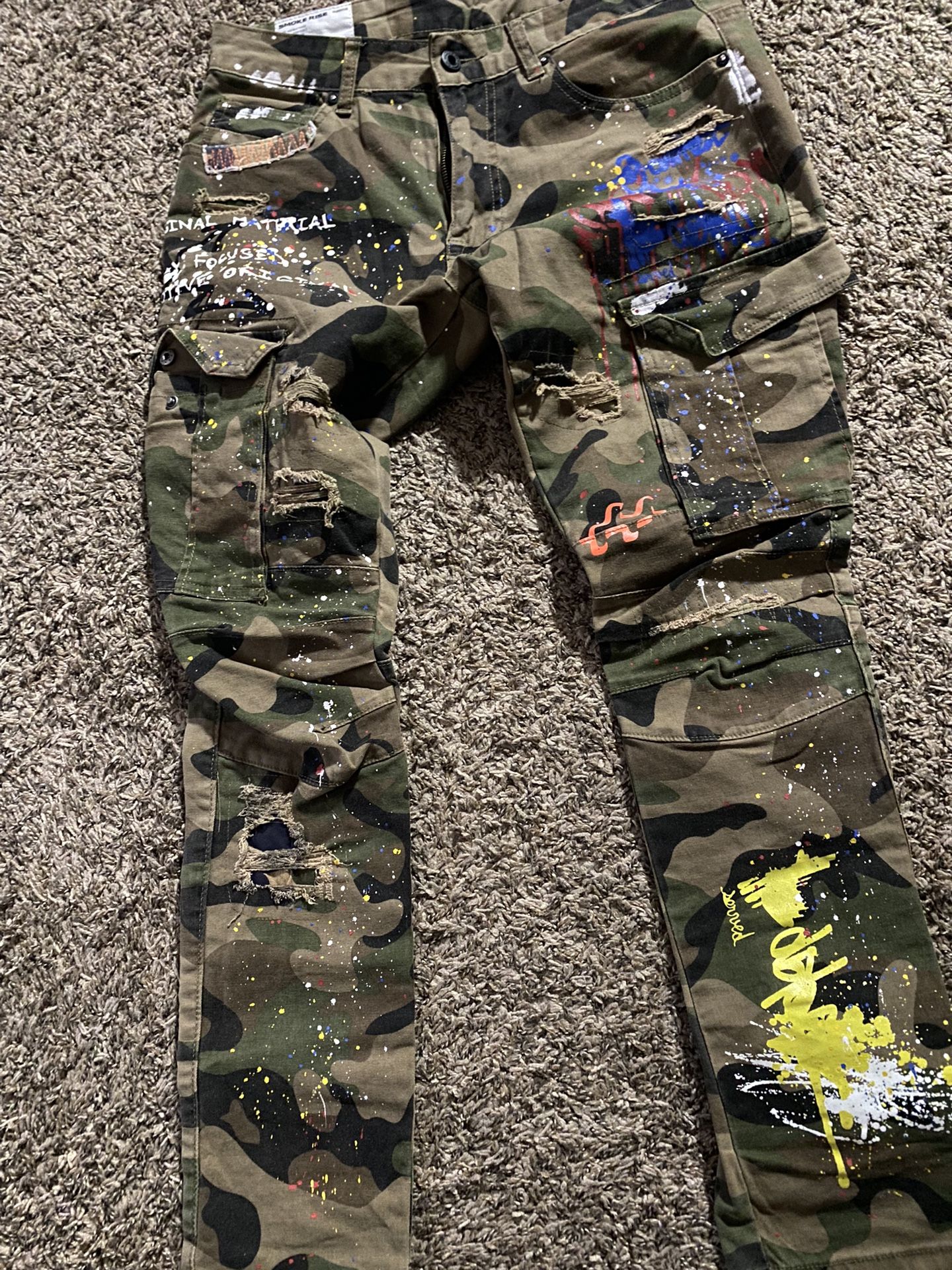 Men’s Camo Pants 32 New No Tags