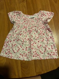 The Children's Place Girls Floral Smocked Top