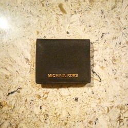 Michael Kors Black Leather Wallet