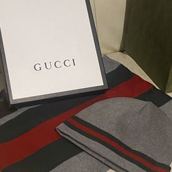 Gucci Hat And Scarf Set