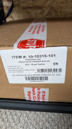 Pokémon TCG Ascended Heroes ME02.5 Elite Trainer Box case
