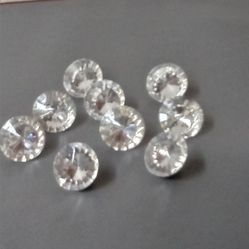 50PCS  Acrylic Diamond Shape Crystal Buttons 25mm- 1"CASH ONLY 