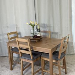 Compact IKEA Jokkmokk Dining Table & 4 Chairs GREAT CONDITION!