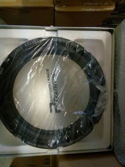 New car audio 10 inch dual voice coil chrome woofer