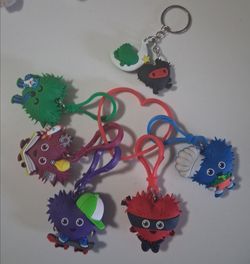 American Heart Association Character Keychains